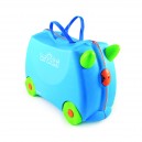 Valise bleue pratique pour enfants